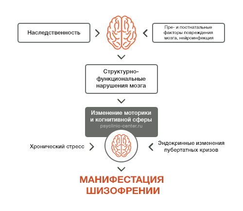 Причины шизофрении