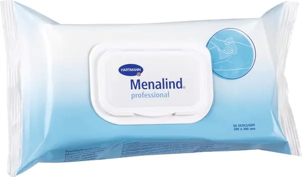 Салфетки влажные для обработки пролежней «Menalind»